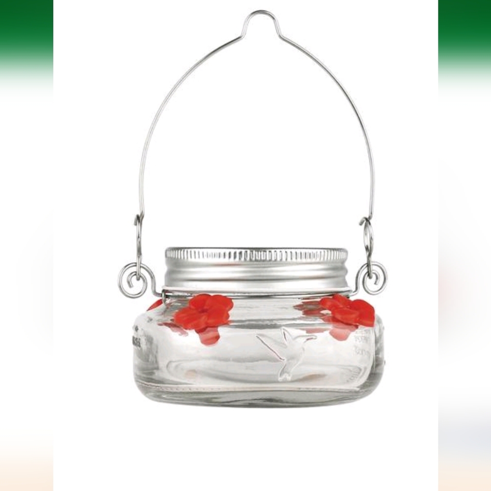 Nature,s way mason jar humming bird_ 6 oz